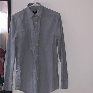 Easy iron gray shirt